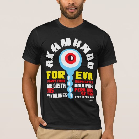 akamundo voor altijd t-shirt (Voorkant)