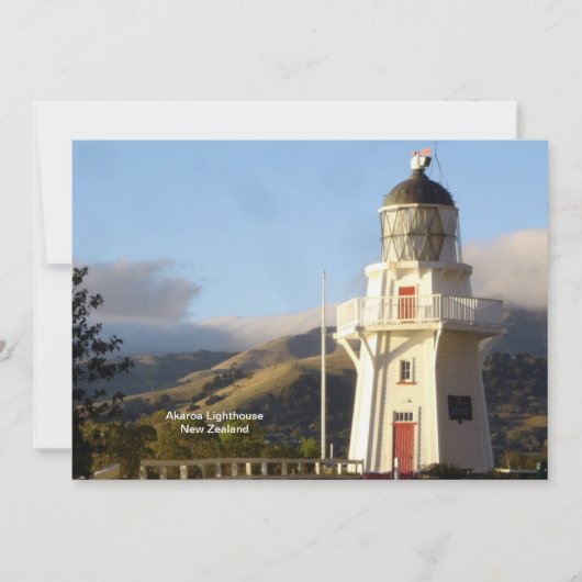 Akaroa Lighthouse Kaart (Voorkant)