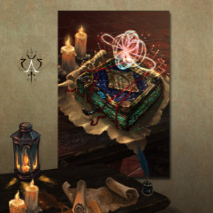 Akasha Codex - mystieke esoterische fantasie kunst Poster
