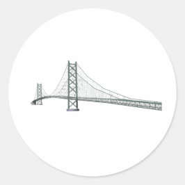 Akashi Kaikyo Suspension Bridge: Pearl Bridge Ronde Sticker