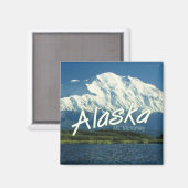 Akaska State Travel Souvenir Koelkast Magneet (Voorkant / Achterkant)