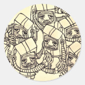 AKAYO1 RONDE STICKER (Voorkant)