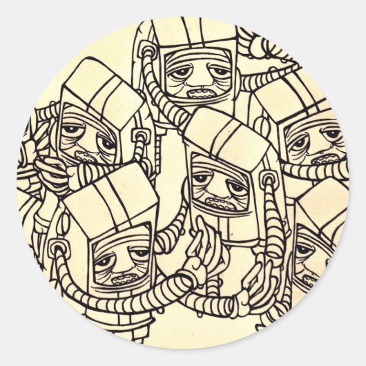 AKAYO1 RONDE STICKER (Voorkant)