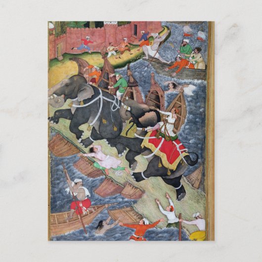 Akbar noemt de Savage Elephant, Hawa'i Briefkaart (Voorkant)