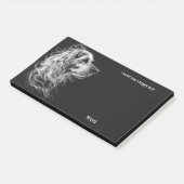 Akbash Abstract Art Dog Naam Post-it® Notes (Schuin)