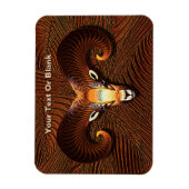 Akedah - Ram's hoofd Magneet (Verticaal)