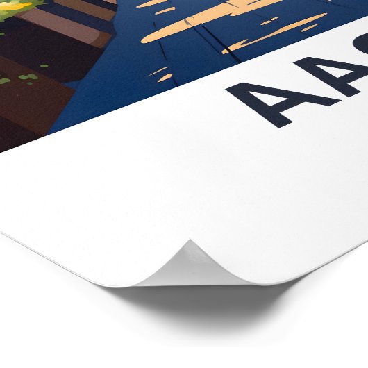 Aken Duitsland Travel Print (Hoek)