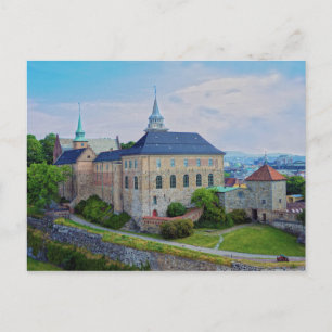 Akershus Castle in Olso, Noorwegen Briefkaart