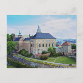 Akershus Kasteel in Oslo, Noorwegen Briefkaart
