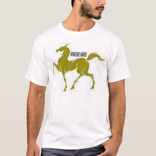 Akhal teke paard van gouden kunst ruiter t-shirt