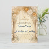 Akhand Paath uitnodiging Digitale Akhand Sahib Pat (Staand voorkant)