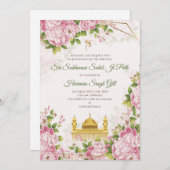 Akhand Path Digital or Sukhmani path invitation (Devant / Derrière)