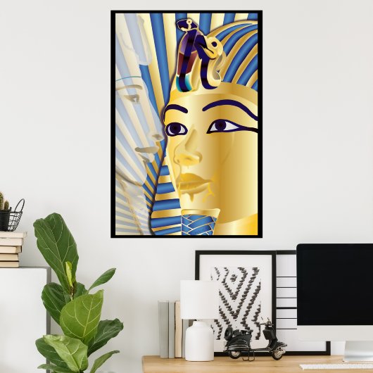 Akhenaten en Tutankhamun Poster (Thuiskantoor)