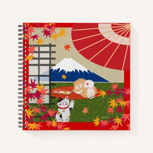 AKI - Automne Chow carnet choisir papier/couvertur (Devant)