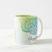 Aki Mandala 11 oz. Personalized Mug (Devant droit)