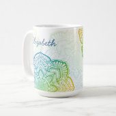 Aki Mandala 15 oz. Personalized Mug Koffiemok (Voorkant links)