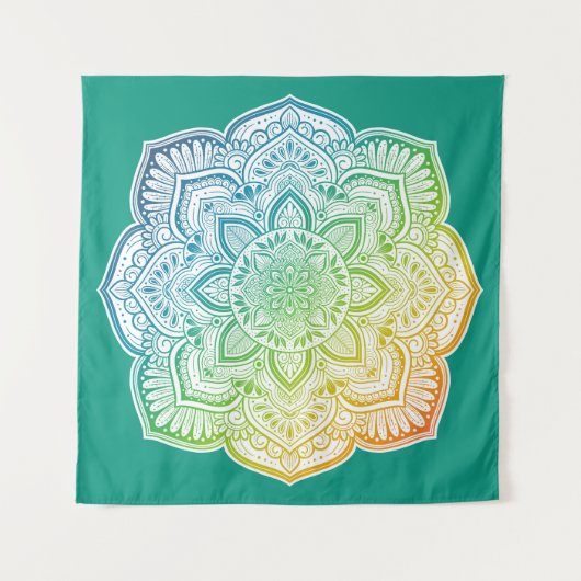 Aki Mandala Tapestry Wandkleed (Voorkant)