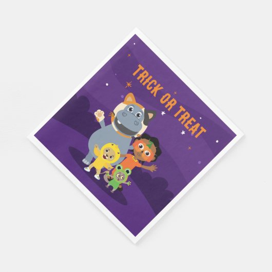 Akili en ik Baby showers servetten (Hoek)