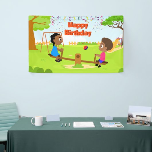 Akili en Me Vinyl Banner (Beurs)