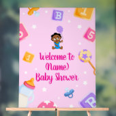 Akili en mij Baby shower Acryl Bord (Neutraal)
