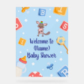 Akili en mij Baby shower Acryl Bord (Voorkant)