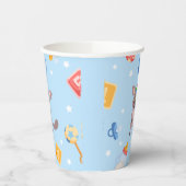 Akili en vrienden Baby shower Paper Cup Papieren Bekers (Links)