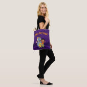 Akili en vrienden Trick or treat Canvas tas (Op model)