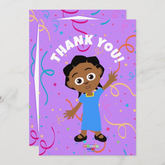 Akili Merci Cartes (Verticales) (Devant / Derrière)