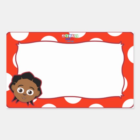 Akili Naam Tag Sticker (Voorkant)