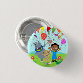 Akili & Vrienden Button 3 (Voorkant /achterkant)