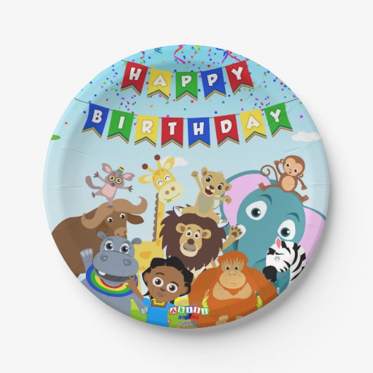 Akili & Vrienden Papier Bord 1 (Voorkant)