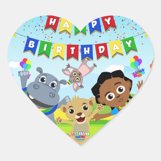 Akili & Vrienden Sticker 2 (Voorkant)