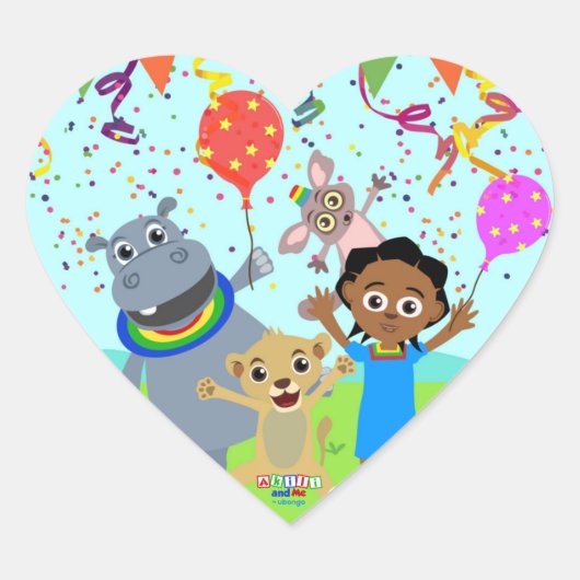 Akili & Vrienden Sticker 3 (Voorkant)