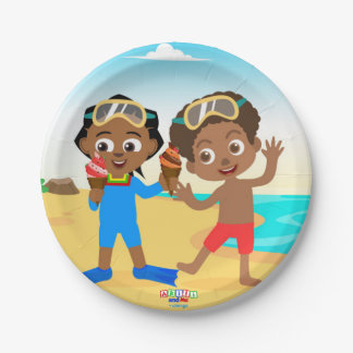 Akili Zomerfeest Papier Borden 1 Papieren Bordje