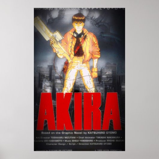 Akira Movie Dark Poster (Voorkant)