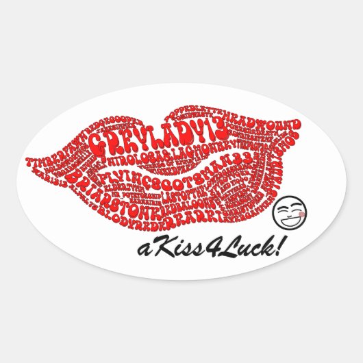 akiss4Luck Stickers (Voorkant)