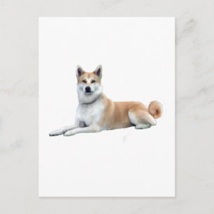 Akita (Akita Inu) - Liggend Briefkaart
