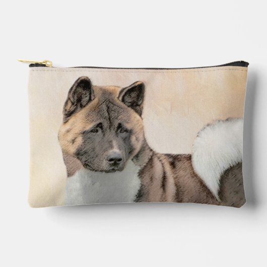 Akita Amerikaans Japans Inu Sable Schilderen Hond  Etui (Voorkant)