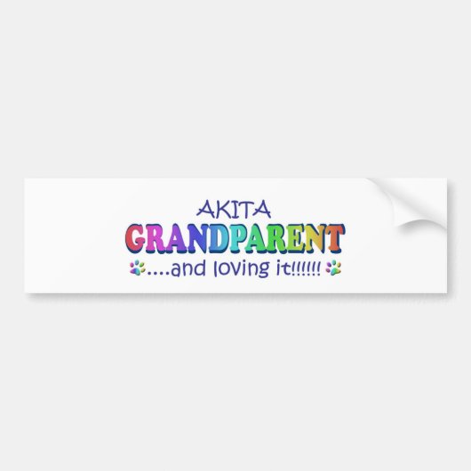 AKITA BUMPERSTICKER (Voorkant)