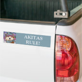 AKITA BUMPERSTICKER (Op Truck)