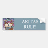 AKITA BUMPERSTICKER (Voorkant)