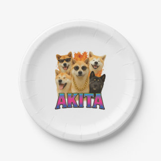 Akita Copy Papieren Bordje