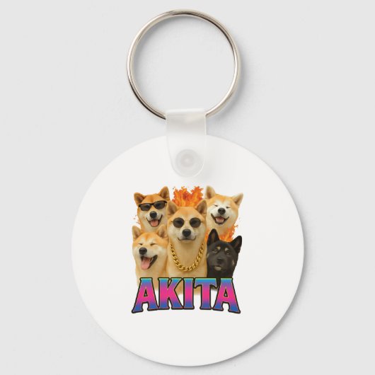 Akita Copy Sleutelhanger (Voorkant)
