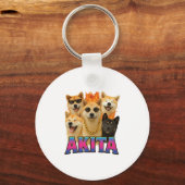 Akita Copy Sleutelhanger (Voorkant)