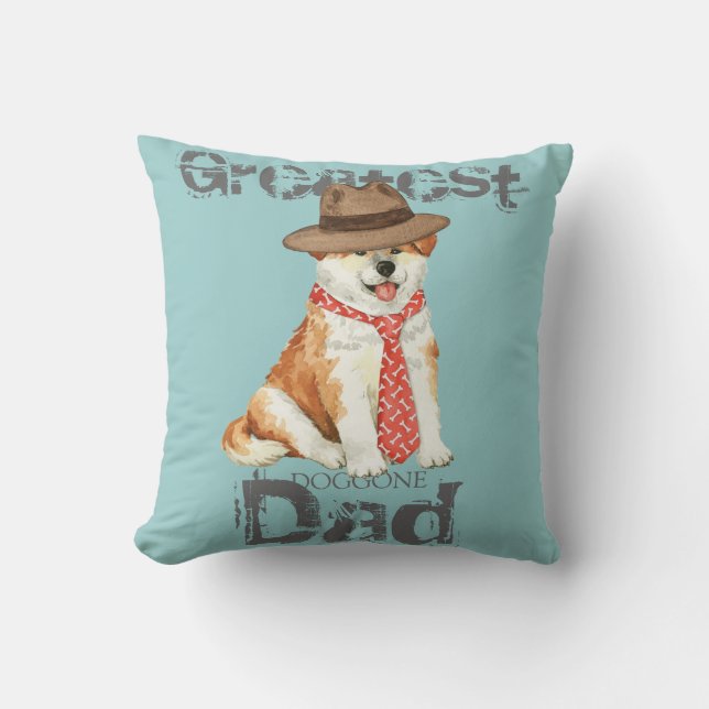 Akita Dad Kussen (Voorkant)