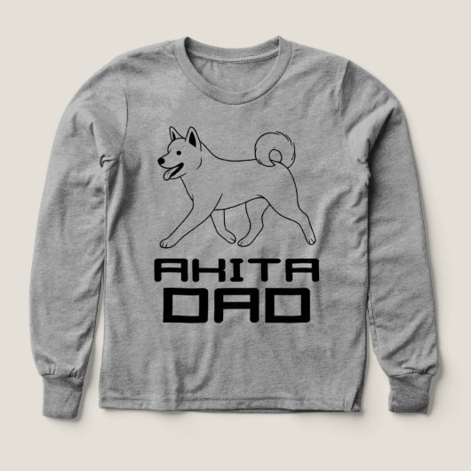  Akita Dad T-Shirt (Motif recto)