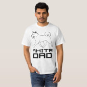 Akita Dad T-Shirt (Devant entier)