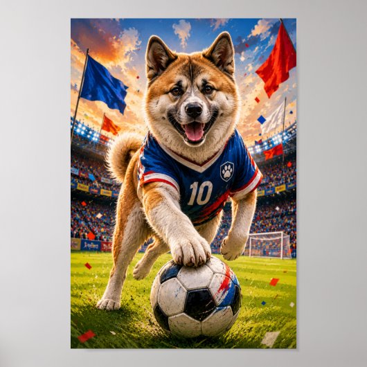 Akita Doel Machine Poster (Voorkant)
