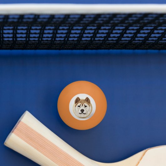 Akita Dog 3D geïnspireerd Pingpongballen (Tafel)