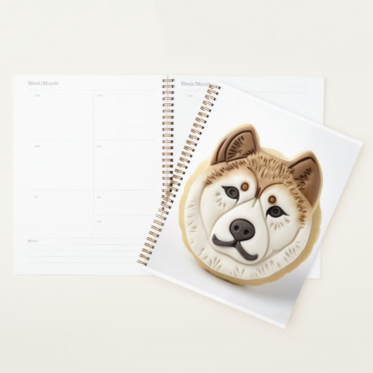Akita Dog 3D geïnspireerd Planner (Display)